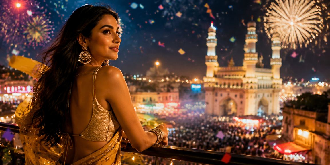 Night casino entertainment in Hyderabad close to Charminar with slots excitement